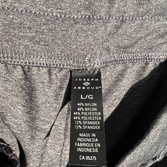 Joseph Abboud Grey sweatpants straight leg L - Picture 3 of 4